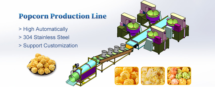 Fully Automatic Popcorn Production Line