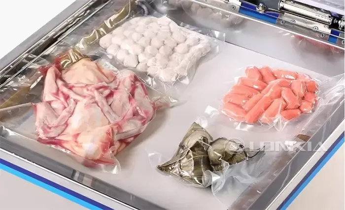 Vacuum packed food